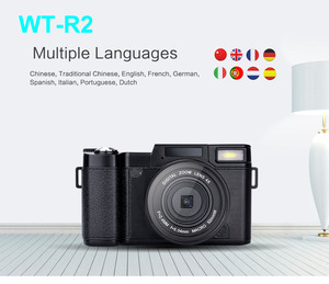 48mp máy ảnh kỹ thuật số với 3 inch TFT 180 độ màn hình DSLR Góc rộng ống kính tele Camara kỹ thuật số - Product Image 4