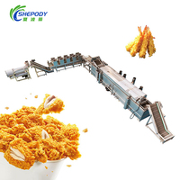 Volledig automatische bananenchips vacuümfriteuse machine kippenvlees frituurverwerkingslijn commerciële aardappel frituurlijn