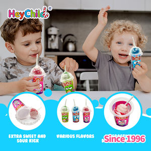 Sucettes en gros personnalisées sous marque privée, amusantes à faire soi-même, en forme de glace, avec saveurs variées et poudre acidulée, parfaites pour l'OEM - Product Image 2