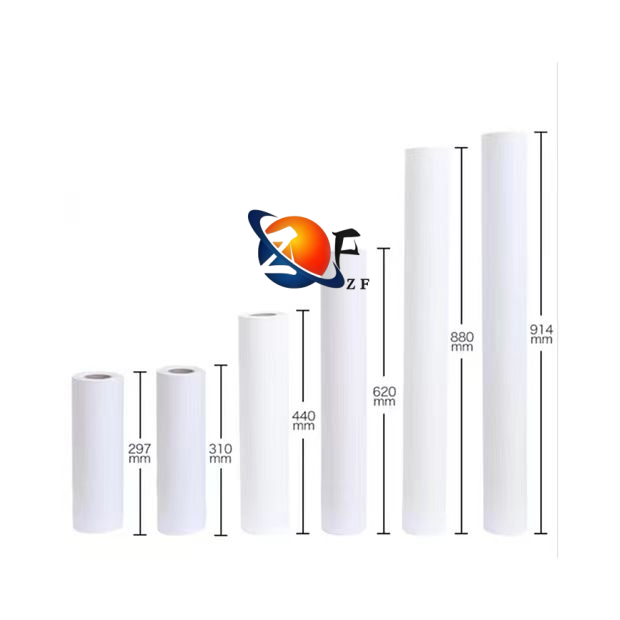 Высокое качество 80gsm струйный Cad плоттер рулон бумаги для ручного рисования и эскизов прочная бумага для рисования