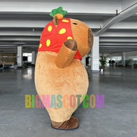 Costume de mascotte gonflable géant Capybara de 2,2 m pour événements et location – Idéal pour le divertissement et le cosplay – En promotion
