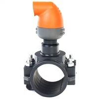 Vanne de purge cinétique de type K DN20 DN25 3/4" 1" à filetage mâle en plastique pour pipeline d'irrigation goutte à goutte agricole