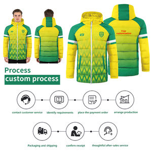 جاكيتات دافئة مصنوعة حسب الطلب من القطن للرجال والنساء، متوفرة بالجملة مباشرة من المصنع - Product Image 5