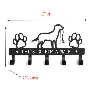 Home Sweet Home Wall Hooks 10 Hangers Self Adhesive <b>Key</b> Coat <b>Rack</b> Novelty Decorative Hook For Door Entryway Storage - Product Image 2