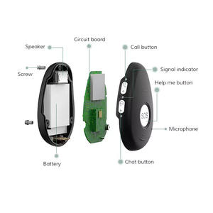 Eview браслет для пожилых людей персональный Ble Маяк кнопка паники браслет аварийный умный SOS падение вниз сигнализация локатор - Product Image 5