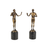 Nouveau Trophée Personnalisé en Bronze Chaud, Sculpture Buste Homme Masque de Clown Sexy, Artisanat Métallique, Meilleur Trophée de Mode pour Vainqueur