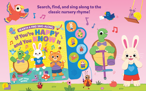 Si eres <span class=keywords><strong>feliz</strong></span> y lo sabes, libro de canciones, canta junto con la canción, libro de sonido de 6 botones, juguete de aprendizaje para niños - Product Image 2