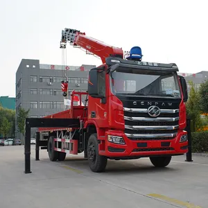 2023 New Product 8-ton Hydraulic Folding Arm Truck-mounted Crane Crane Truck 4x2 Cargo Truck With Crane