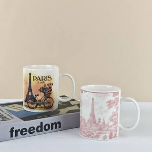 Taza Coleccionable de Recuerdo de Vacaciones en París, Souvenir de Ciudad Histórica Francesa, Ecológica, Apta para Microondas y Lavavajillas, de Cerámica - Product Image 5