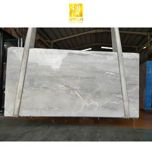 BOTON STONE Italy Grey Marble Cloudy Grey Marble Slab Dora Cloud Grey Marble for Step