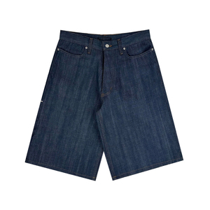Pantalones Cortos de Mezclilla de Algodón para Hombre con Cintura Ajustable, Diseño Híbrido, Estilo Casual Urbano o Cómodo para el Hogar, Esencial para el Verano - Product Image 1