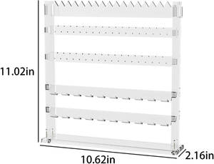 Hot bán rõ ràng Acrylic <span class=keywords><strong>Modular</strong></span> đồ trang sức hiển thị Vòng cổ Organizer đứng cho hiển thị - Product Image 2