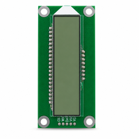 Layar LCD segmen kustom kecil, layar LCD monokrom dengan warna hijau