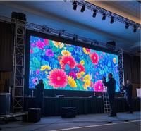 Écran LED vidéo mural extérieur IP65 couleur pleine résolution avec pas de pixel P3.91, écran portable pour événements religieux et animations