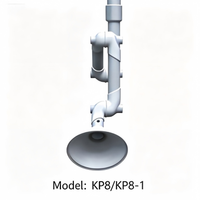 Hotte d'extraction de fumées universelle pivotante de qualité commerciale TOF KP8/KP8 1 PP au design moderne pour mobilier de laboratoire et R&D chimique
