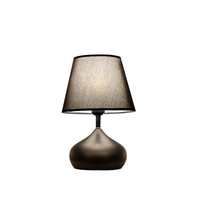 Support E27 en tissu d'acier Lampe de table moderne Lampe de table à led Lampe de bureau Lampe de lecture pour villa Hôtel