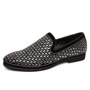 Penjualan Langsung Pabrik Sepatu Loafer Kulit Pria Gaya Korea Kasual Stylish Tali Sepatu Anti-Slip untuk Acara Pesta - Product Image 6