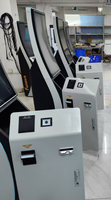 Máquina Expendedora de Tarjetas Arcade FUNOVA de 32 Pulgadas, Kiosco de Autoservicio, Recarga de Membresía sin Efectivo para Centros de Juegos y Parques de Diversiones FEC