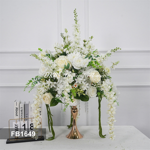 DKB Wholesale Realistic Artificial Silk <b>Flower</b> Ball Arrangements Centerpiece Wedding Table Decor Customizable Size - Product Image 3