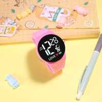 Jam Tangan Digital Olahraga Plastik Elektronik LED Bercahaya 2026 Baru, Hadiah untuk Anak-Anak, Pelajar, Laki-Laki, Perempuan, Unisex