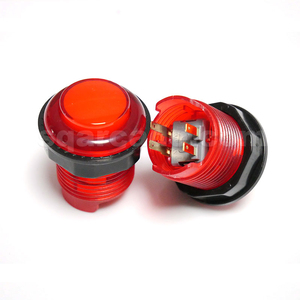 50Pcs Rất Nhiều 5V 12V RGB Chiếu Sáng <span class=keywords><strong>Arcade</strong></span> Trò Chơi Chuyển Đổi LED Nút 7 Màu Sắc 24/ 28Mm BL Nhựa Push <span class=keywords><strong>Button</strong></span> - Product Image 3