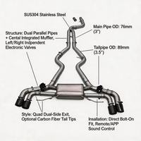 Système d'échappement à soupape Catback DZ personnalisé pour BMW M340i G20 M440i G22 B58 3.0T Valvetronic