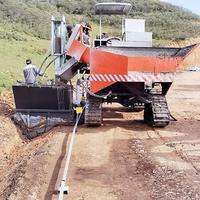 Machine à pavés en béton intégrée à haute efficacité pour la construction de bordures routières
