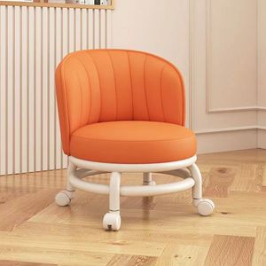 Bangku Roller Universal, kursi anak-anak rumah tangga plastik PP rendah jahitan indah sederhana perbaikan kaki seni kuku lembut - Product Image 4