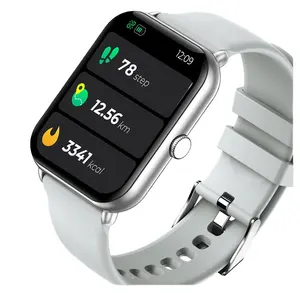1.69英寸高清彩色屏幕灰色智能运动手环IP69防水长电池寿命智能手表