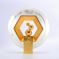 Trophée Petit Trophée Prix Plaque signalétique Trophée Cristal Métallique