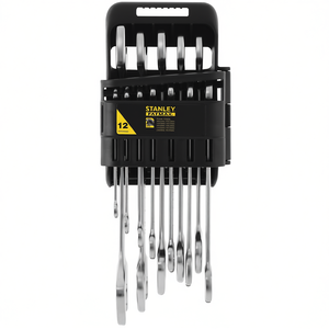 Juego de Llaves de Boca Doble Stanley Fatmax, 12 Piezas, Llaves Combinadas Métricas, Kit de Herramientas de Acero al Cromo Vanadio de Grado Industrial - Product Image 2