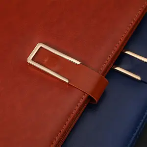 A5 Maat Pu Lederen Hardcover Notebook Met Magnetische Gesp Sluiting Gevoerd Dagboek Notebook Voor Mannen En Vrouwen