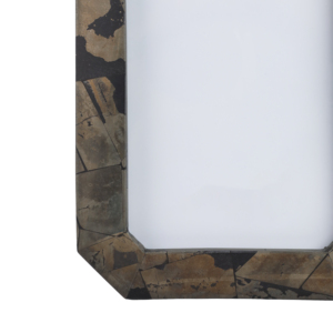 Cornice Decorativa Rettangolare in Pietra, Cornice Fotografica Moderna Boho, Decorazione Elegante per Ingresso e Camera da Letto - Product Image 5