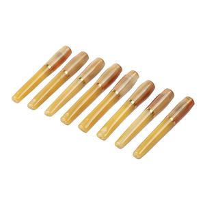 الشركة المصنعة للبيع بالجملة أنبوب قرن الثور الراتنج ذات المناظر الطبيعية الخلابة نفس سميكة ورقيقة مرشح الاستخدام المزدوج الفم المستقيم - Product Image 4