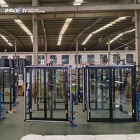 Venta Directa de Fábrica, Puertas Interiores Corredizas de Aluminio con Vidrios Dobles Templados de Alta Calidad para Casas en Nueva Zelanda