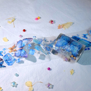 <span class=keywords><strong>เทป</strong></span>กาวใสกันน้ำลายคริสตัลฟอยล์ ออกแบบเองได้ ราคาโรงงาน สำหรับ<span class=keywords><strong>ตกแต่ง</strong></span>สมุดโน้ตและงานศิลปะ - Product Image 2