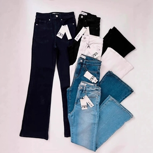 Jeans <span class=keywords><strong>Classici</strong></span> a Gamba Dritta per <span class=keywords><strong>Donna</strong></span>, <span class=keywords><strong>Pantaloni</strong></span> Casual Multicolore a Vita Alta, Comodi <span class=keywords><strong>Pantaloni</strong></span> per Uso Quotidiano - Product Image 1