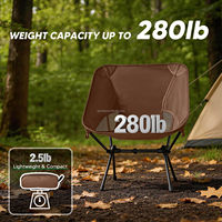 Chaise de camping portable moderne et légère avec design pliable et sac de transport pour repas en plein air, randonnée, voyage