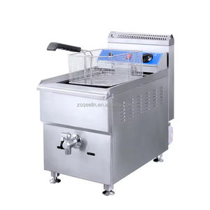 Équipement commercial de restaurant Chauffage à gaz Friteuse à réservoir unique pour <span class=keywords><strong>Tomado</strong></span> Pomme de terre Poisson Banane Corndog - Product Image 4