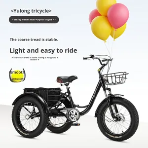 <span class=keywords><strong>Vélo</strong></span> électrique cargo à trois roues à vitesse unique de <span class=keywords><strong>20</strong></span> <span class=keywords><strong>pouces</strong></span> avec cadre en aluminium pliable entièrement antichoc Capacité de charge de 150 kg Tricycle - Product Image 5