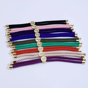 <span class=keywords><strong>Bracelet</strong></span> curseur réglable <span class=keywords><strong>Bracelet</strong></span> d'amitié en nylon à <span class=keywords><strong>cordon</strong></span> torsadé avec breloque <span class=keywords><strong>arbre</strong></span> <span class=keywords><strong>de</strong></span> <span class=keywords><strong>vie</strong></span> en laiton pour la fabrication <span class=keywords><strong>de</strong></span> bracelets à bricoler soi-même - Product Image 3