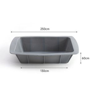 Meilleures ventes 2025 Moule à pain rond carré en silicone Moule à pain en silicone pour gâteaux - Product Image 5