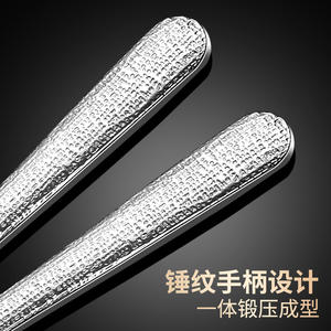 Juego de cubiertos de acero inoxidable 304 con diseño de diamantes de lujo, 16 piezas, borde recto pulido para carne y postre - Product Image 2