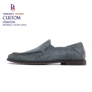 Dreamy Strark Custom Logo & Color Designer Luxury Casual Slip-On Men's Cow Suede Leather Loafers Autumn Light Shoes - Product Image 2