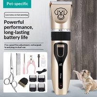 Tondeuse Électrique Sans Fil Professionnelle OEM à Lame Épaisse pour Poils d'Animaux, Rechargeable et Rapide, pour Toilettage de Chiens
