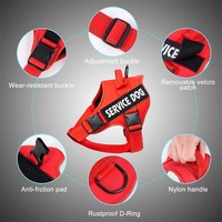 Arnés Deportivo de Nailon para Perro ODM, Arnés Táctico Multifuncional para Perros Medianos/Grandes, Arnés de Pecho Transpirable y Reflectante, Accesorios para Perros