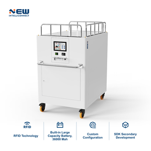 Carro de lavandería inteligente RFID de 1100 L para CSSD/MDRD, con transporte, almacenamiento y auto-inventario, tipo carrito/trolley - Product Image 3