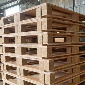 Paletas de madera ISPM15 tratadas térmicamente, paletas de madera resistentes para exportación y envío, para logística y almacén. - Product Image 2