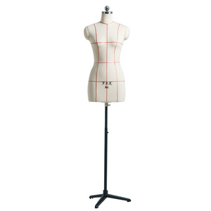 Maniquí de medio cuerpo con soporte de exhibición de diseñador de vestuario, modelo de parte superior del cuerpo <span class=keywords><strong>para</strong></span> diseño de costura y ajuste de mujeres - Product Image 5