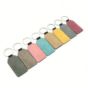 Factory Custom Blank Branded <b>Leather</b> <b>Key</b> <b>Chain</b> Luxury Genuine <b>Leather</b> Keychain - Product Image 3